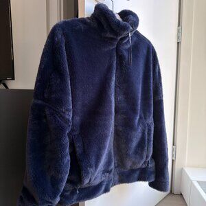 Columbia Womens Fireside Full Zip Jacket in blue size small